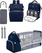 Smart Multi-Functional Baby Bed Bag with Changing Station