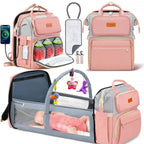 Smart Multi-Functional Baby Bed Bag with Changing Station