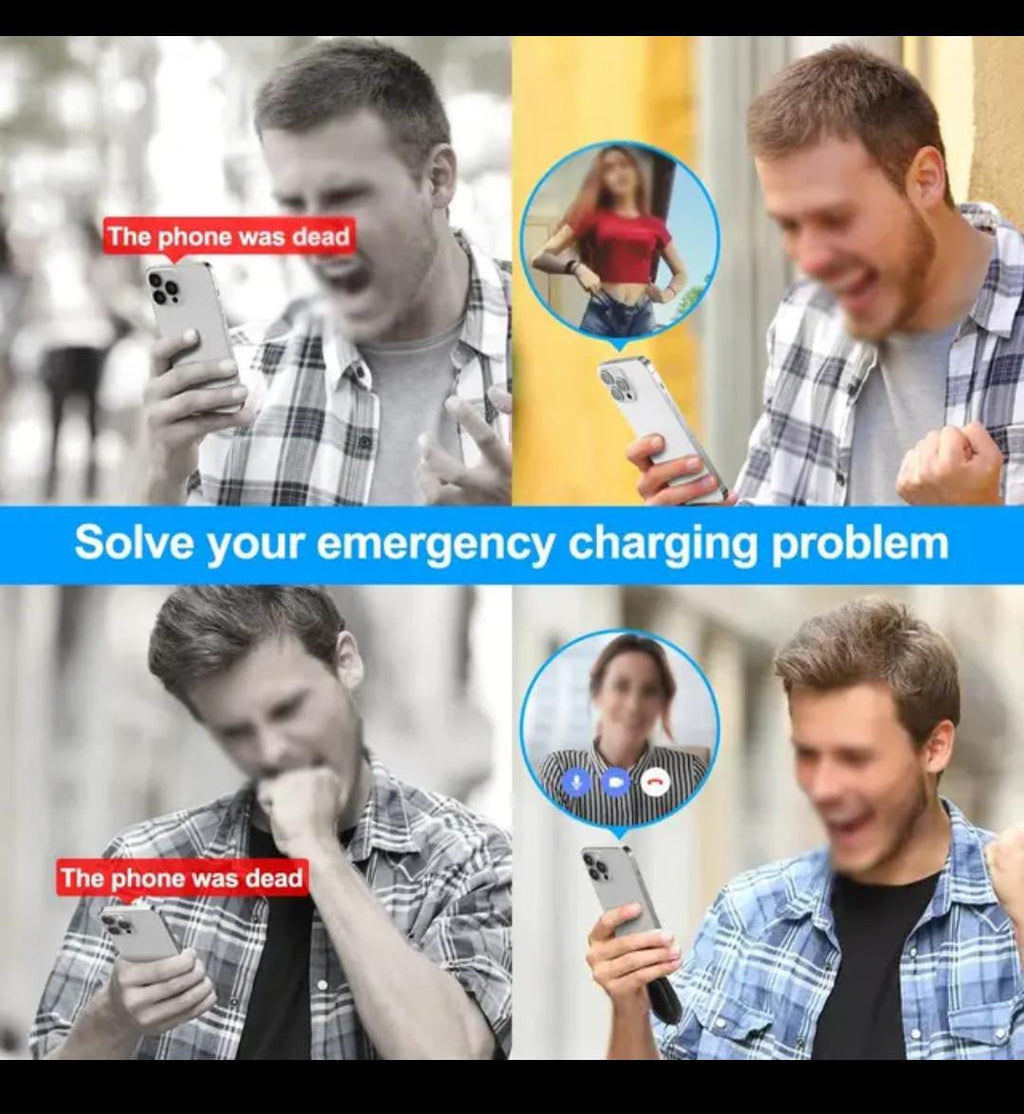 2-in-1 Portable Charging Cable Keychain