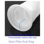 Water Tank Filter Bag – Reusable Mesh Filter Sock with Plastic Ring