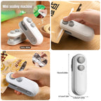 USB Rechargeable Mini Bag Sealer &amp; Cutter